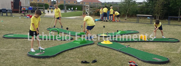 Mobile Crazy Golf Course hire