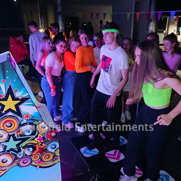 Two player Dance Mats Machine hire in Birmingham and the Midlands area
