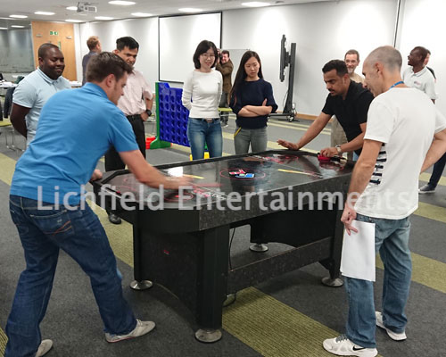 Air Hockey Table for hire from Lichfield Entertainments UK