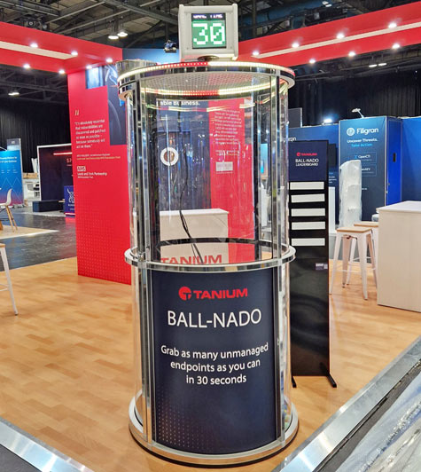 Ballnado Grab a Grand game available for exhibition stands at Birmingham NEC