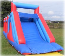 Bouncy assault course