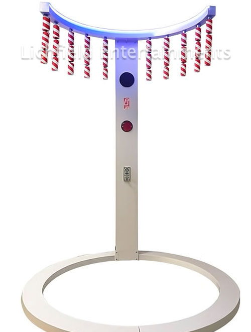 Catch the Cracker reaction speed game for hire for your Christmas party from Lichfield Entertainments UK