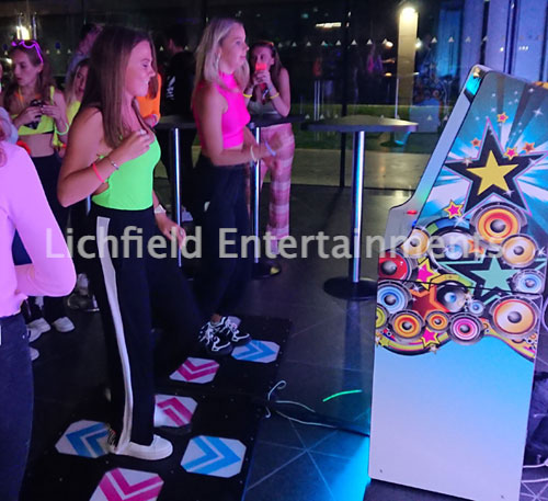 Christmas Dance Machine for hire from Lichfield Entertainments UK