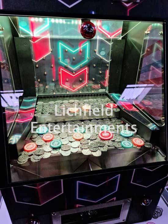 Coin Pusher arcade game hire for exhibition stands
