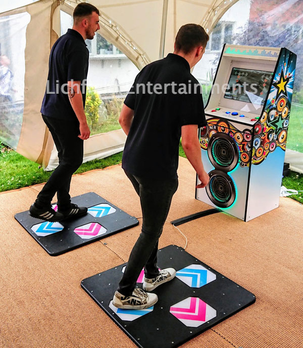 Two player Dance Machine hire in Birmingham an the Midlands area