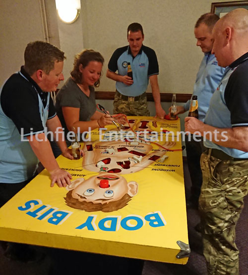 Giant Body Bits table top game for hire from Lichfield Entertainments UK