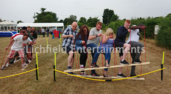 Team Centipede Ski game hire for team building events