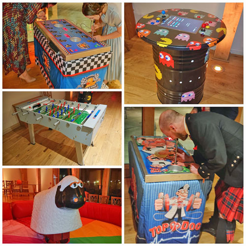 Indoor wedding reception games for hire.