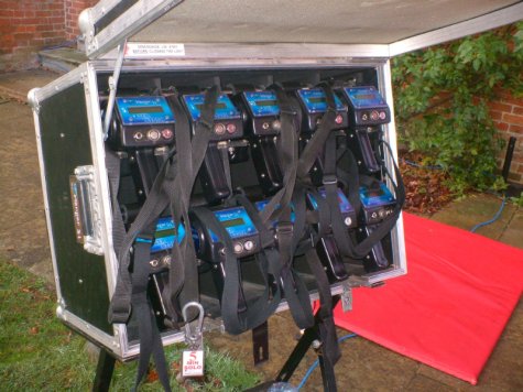 Inflatable Laser Tag game for hire for corporate events, fun days, and parties