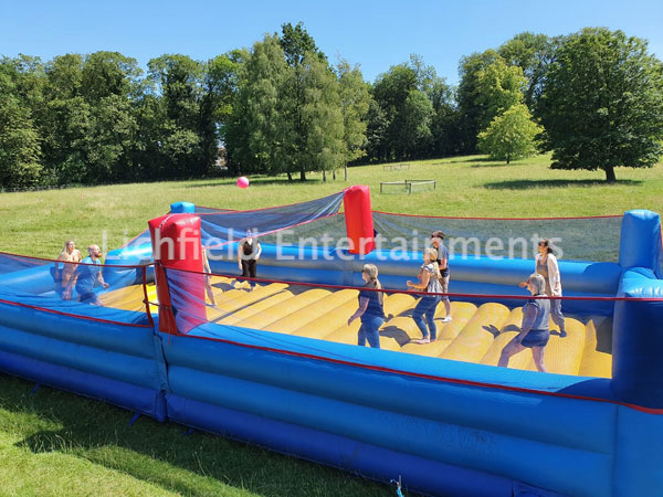 inflatable volleyball court