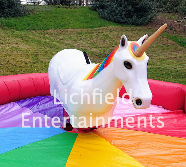 Motorised Rodeo Unicorn Ride Hire - Suitable for Adults and Kids