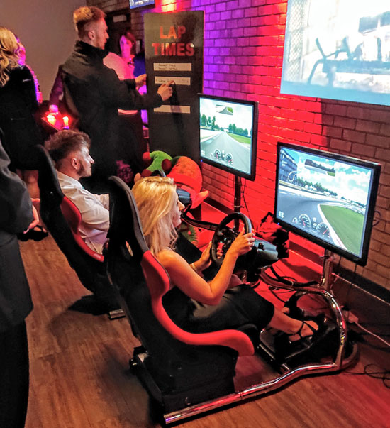 Race Simulator for hire in the Midlands area of the UK