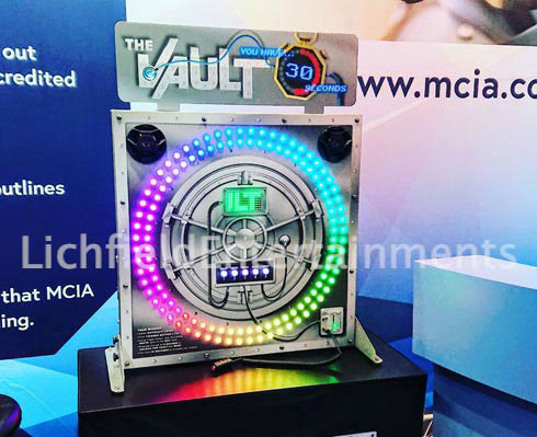 The Vault Stop the Light game - Exhibition Stand Attraction and Game Hire.