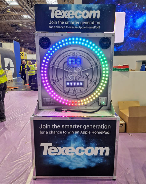 The Vault reaction game available for exhibition stands at Birmingham NEC